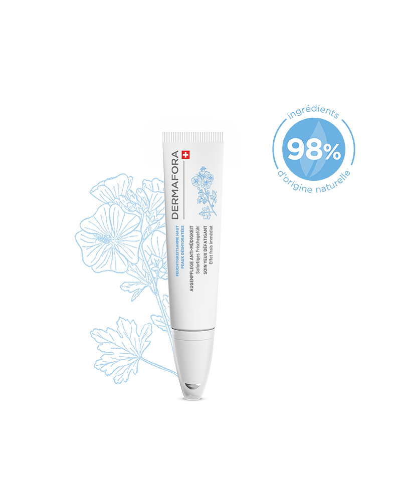 Soin yeux Dermafora gamme peau déshydratée avec note 98 %