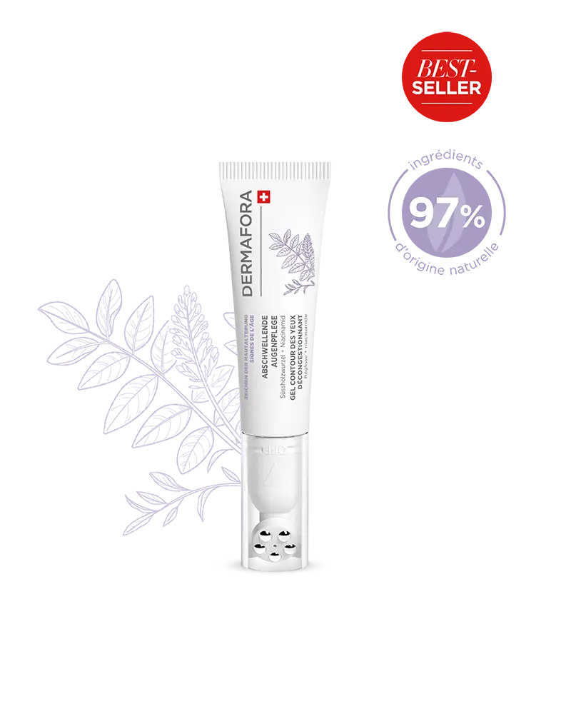 Soin contour des yeux Dermafora avec note de satisfaction 97 %