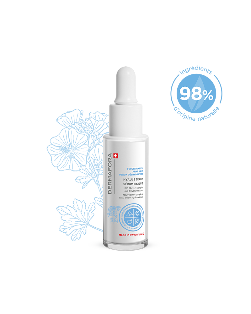 Sérum Dermafora gamme peau déshydratée avec note 98 %