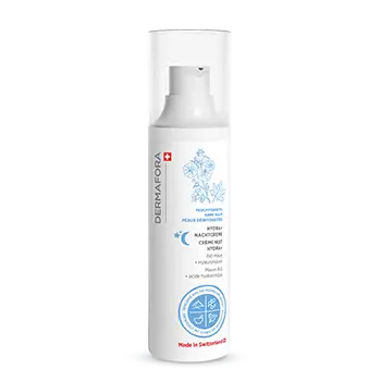 Crème hydratante de nuit Dermafora gamme peau déshydratée