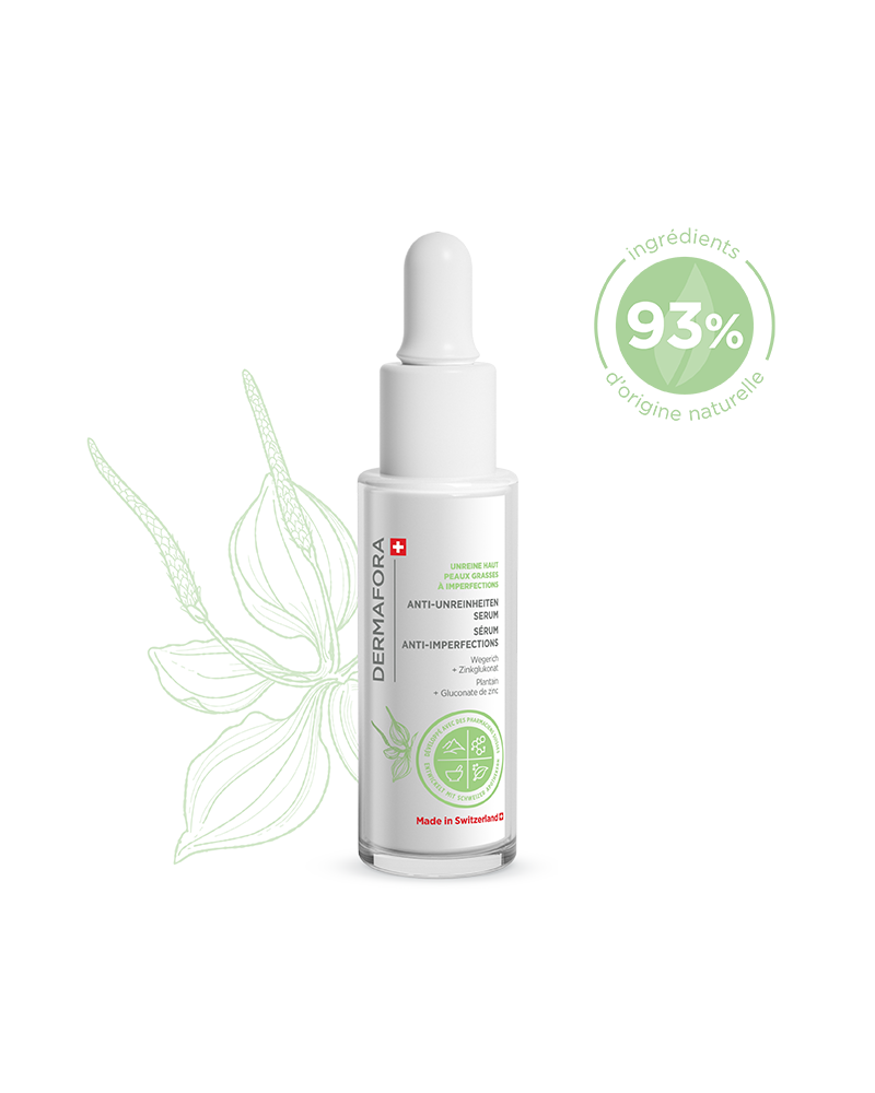 Sérum Dermafora gamme peau à imperfections avec note 93 %