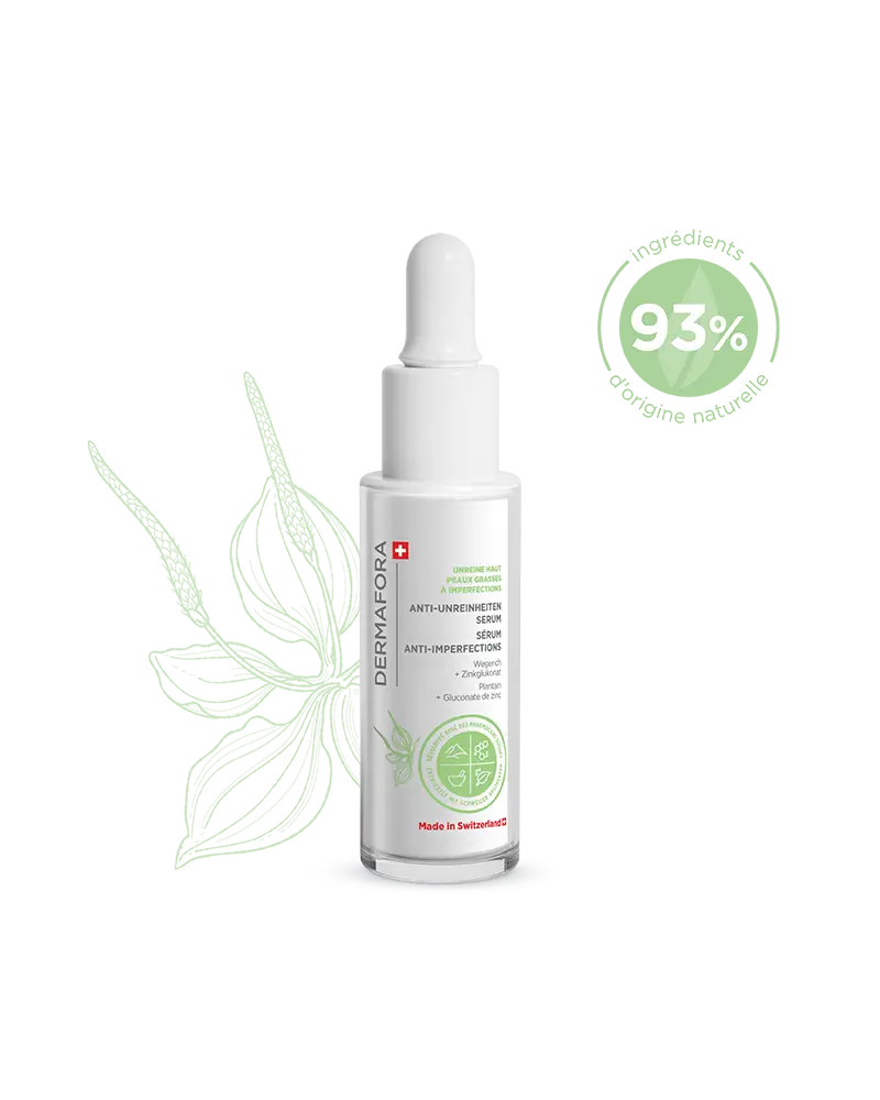 Sérum Dermafora gamme peau à imperfections avec note 93 %
