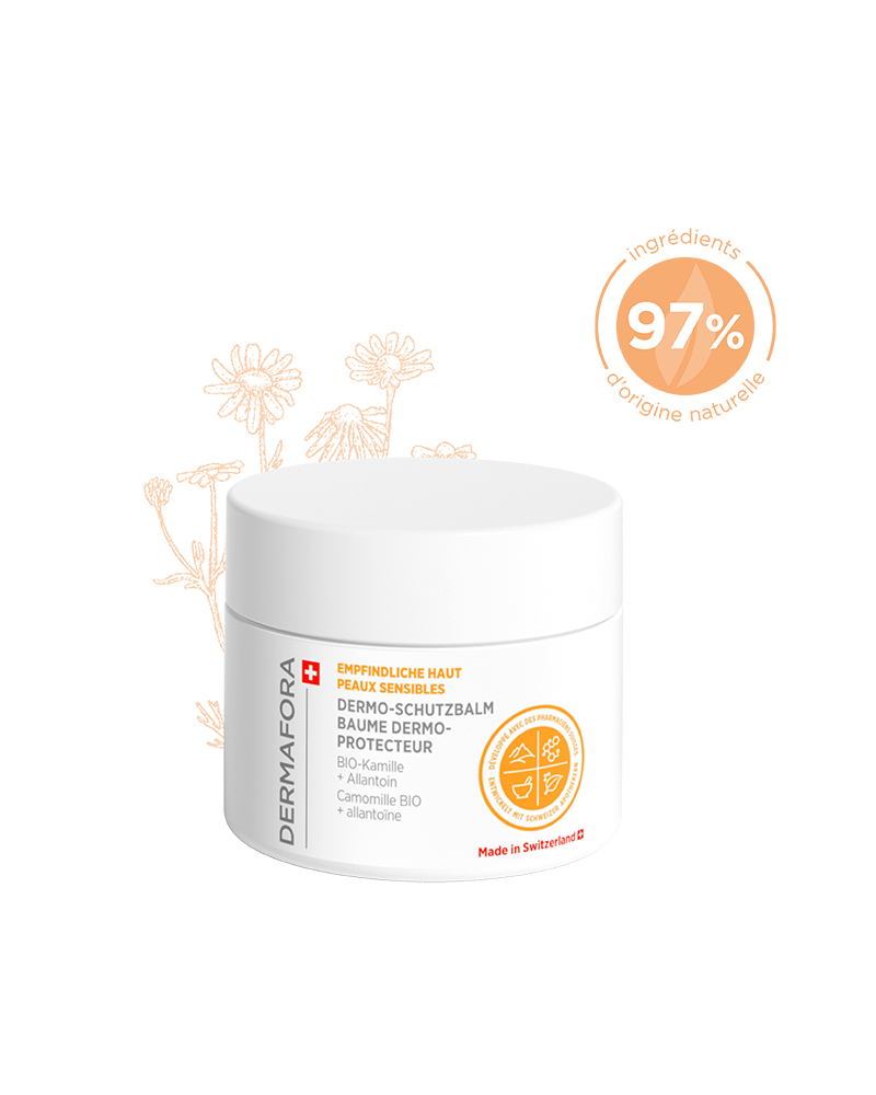 Baume dermo Dermafora gamme peau sensible avec note 97 %