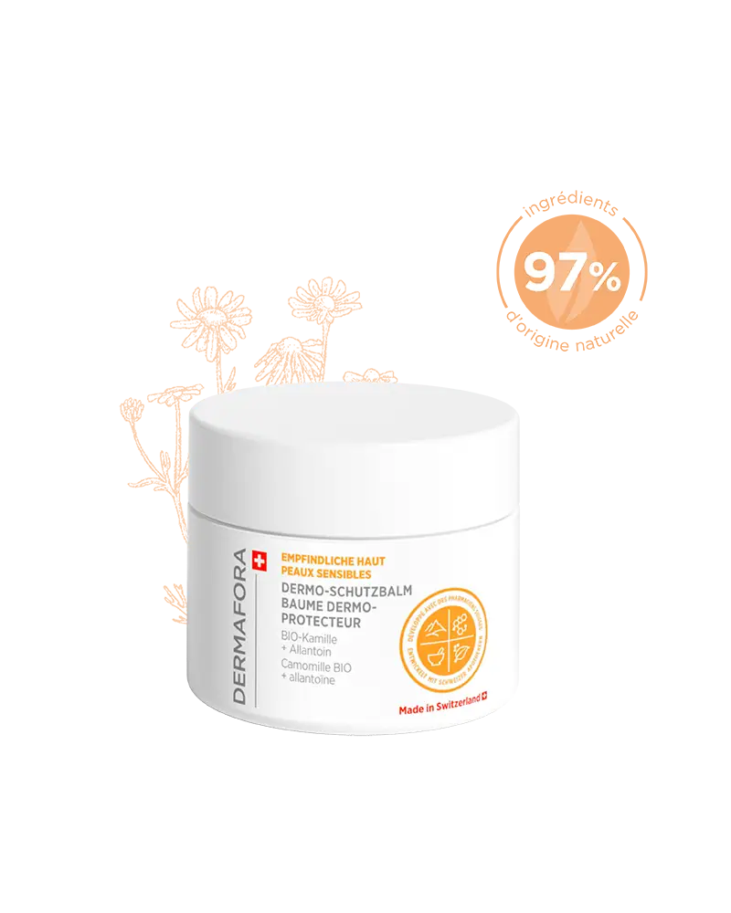 Baume dermo Dermafora gamme peau sensible avec note 97 %